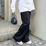 【マタニティ】セルフカットリブストレートパンツ 楽々パンツ ウエストゴムパンツ | Outfitter lab | 詳細画像6 