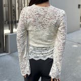 花柄レースVネックカットソー | Outfitter lab | 詳細画像12