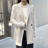 花柄レースVネックカットソー | Outfitter lab | 詳細画像13