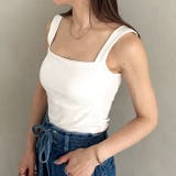 カップ付きスクエアネックタンクトップ | Outfitter lab | 詳細画像22 