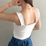 カップ付きスクエアネックタンクトップ | Outfitter lab | 詳細画像23 