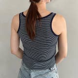 カップ付きヘンリーボーダータンクトップ | Outfitter lab | 詳細画像17 
