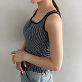 カップ付きヘンリーボーダータンクトップ | Outfitter lab | 詳細画像18 