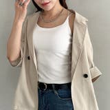 カップ付きスパゲッティストラップキャミソール | Outfitter lab | 詳細画像12 