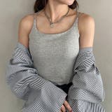 カップ付きスパゲッティストラップキャミソール | Outfitter lab | 詳細画像15 