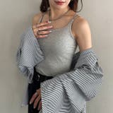 カップ付きスパゲッティストラップキャミソール | Outfitter lab | 詳細画像17 