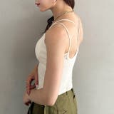 カップ付きスパゲッティストラップキャミソール | Outfitter lab | 詳細画像28 