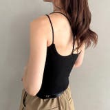 カップ付きスパゲッティストラップキャミソール | Outfitter lab | 詳細画像7 