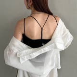 カップ付きスパゲッティストラップキャミソール | Outfitter lab | 詳細画像9 