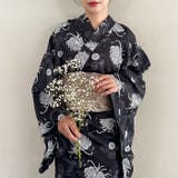 選べる6柄♪1枚仕立てで着付け楽々 浴衣×帯2点SET | Outfitter lab | 詳細画像11