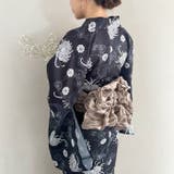 選べる6柄♪1枚仕立てで着付け楽々 浴衣×帯2点SET | Outfitter lab | 詳細画像12