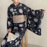選べる6柄♪1枚仕立てで着付け楽々 浴衣×帯2点SET | Outfitter lab | 詳細画像13