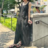 高身長さんも嬉しい♪LONGサイズ展開有 フロントジップデニムロングジャンバース… | Outfitter lab | 詳細画像12 