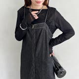 高身長さんも嬉しい♪LONGサイズ展開有 フロントジップデニムロングジャンバース… | Outfitter lab | 詳細画像15 