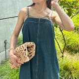 高身長さんも嬉しい♪LONGサイズ展開有 フロントジップデニムロングジャンバース… | Outfitter lab | 詳細画像5 