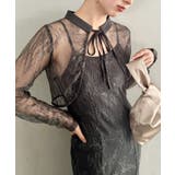 チャコールグレー | 総レース3WAYマーメイドドレス パーティードレス 結婚式 | Outfitter lab