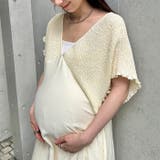 Vネックシャーリングロングワンピース Vネックデザインマタニティワンピース Vネ… | Outfitter lab | 詳細画像19
