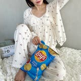 【3点SET】アソートルームウェア パジャマ カップ付きキャミ | Outfitter lab | 詳細画像12 