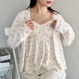 【3点SET】アソートルームウェア パジャマ カップ付きキャミ | Outfitter lab | 詳細画像21 