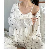 ホワイト系その他3 | 【3点SET】アソートルームウェア パジャマ カップ付きキャミ | Outfitter lab