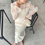 ジャガードシアースリーブロングドレス ロングワンピース パーティードレス | Outfitter lab | 詳細画像17
