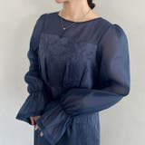 ジャガードシアースリーブロングドレス ロングワンピース パーティードレス | Outfitter lab | 詳細画像23