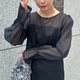 ジャガードシアースリーブロングドレス ロングワンピース パーティードレス | Outfitter lab | 詳細画像6