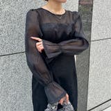 ジャガードシアースリーブロングドレス ロングワンピース パーティードレス | Outfitter lab | 詳細画像7