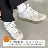 ダブルライン配色スニーカー | Outfitter lab | 詳細画像3 