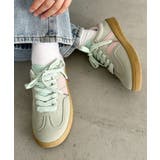 ミント | ダブルライン配色スニーカー | Outfitter lab