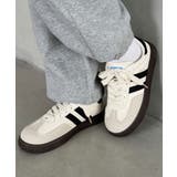 ホワイト | ダブルライン配色スニーカー | Outfitter lab