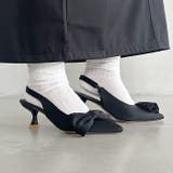 ビッグリボンバックストラップパンプス | Outfitter lab | 詳細画像8