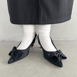 ビッグリボンバックストラップパンプス | Outfitter lab | 詳細画像9