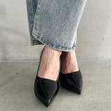 エナメルシンプル9cmヒール パンプス | Outfitter lab | 詳細画像9