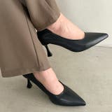 しぼ感PUシンプルヒール パンプス | Outfitter lab | 詳細画像9