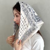 アソート 大判バンダナ スカーフ ワンポイントアクセント | Outfitter lab | 詳細画像11 
