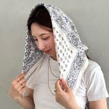 アソート 大判バンダナ スカーフ ワンポイントアクセント | Outfitter lab | 詳細画像12 