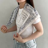 アソート 大判バンダナ スカーフ ワンポイントアクセント | Outfitter lab | 詳細画像14 