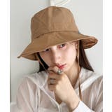 ベージュ | 日焼け防止/ナイロンハット ドロストバケットハット | Outfitter lab