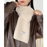 アイボリー | ショートニットマフラー | Outfitter lab