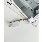 紫外線に当たるとレンズカラーが変わる ノンフレームサングラス 伊達メガネ | Outfitter lab | 詳細画像2 