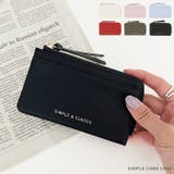 L字ファスナーPU薄型 シンプルデザイン カードケース/ミニ財布 | Outfitter lab | 詳細画像1 