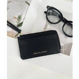 ブラック | L字ファスナーPU薄型 シンプルデザイン カードケース/ミニ財布 | Outfitter lab