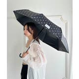 ブラック | 7色展開【晴雨兼用】ドット折り畳み傘 | Outfitter lab