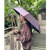 ダークブラウン | 7色展開【晴雨兼用】ドット折り畳み傘 | Outfitter lab