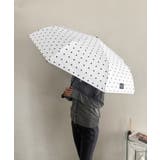 ホワイト | 7色展開【晴雨兼用】ドット折り畳み傘 | Outfitter lab
