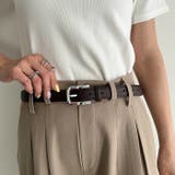 【長さ調整可】シルバーバックルPUベルト | Outfitter lab | 詳細画像12