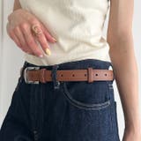 【長さ調整可】シルバーバックルPUベルト | Outfitter lab | 詳細画像17