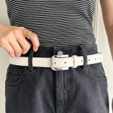 【長さ調整可】シルバーバックルPUベルト | Outfitter lab | 詳細画像20
