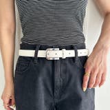 【長さ調整可】シルバーバックルPUベルト | Outfitter lab | 詳細画像22